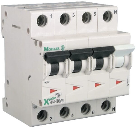 Disjoncteur de protection de ligne 40A EATON PLS6B403N
