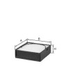 Filtre à carburant MANN-FILTER PU8018