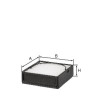 Filtre à carburant MANN-FILTER PU84