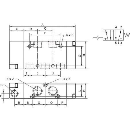 Vanne UNIVERSEL PV52M18