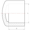 Bouchon en PVC VDL PVC7CAP12