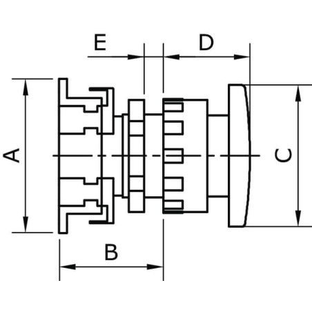 Bouton UNIVERSEL PVMHRD1
