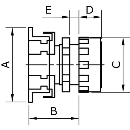 Bouton poussoir UNIVERSEL PVPPB1