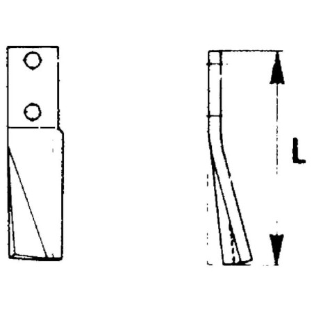 Couteau de fraise gauche ALPINA RB51916600