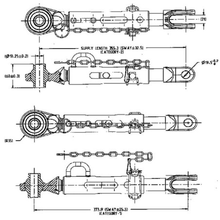 Stabilisateur UNIVERSEL RE242457N