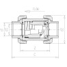 Soupape de retenue VDL RV032PVC