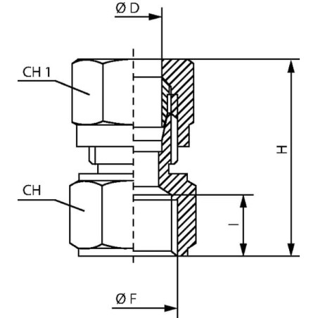 Raccord UNIVERSEL SCFCR614