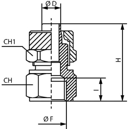 Raccord UNIVERSEL SCFPO1014