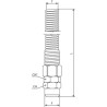 Raccord UNIVERSEL SCPOT814SP