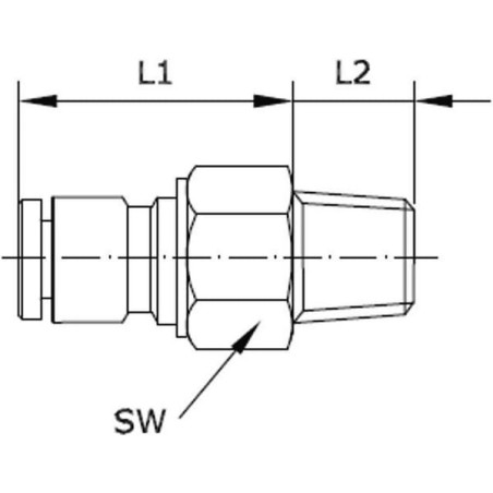 Raccord UNIVERSEL SCRMT618P