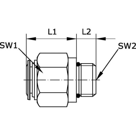 Raccord UNIVERSEL SCS418NSF