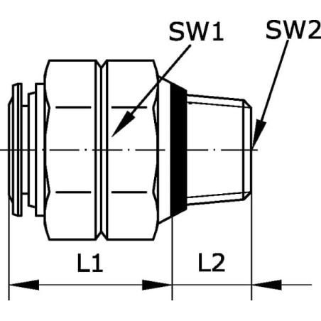Raccord UNIVERSEL SCSC818B