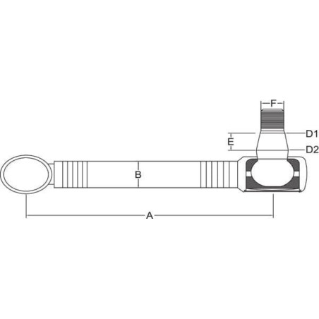 Barre de direction UNIVERSEL SHP084KR