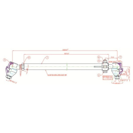 Rotule de direction UNIVERSEL SHP196KR
