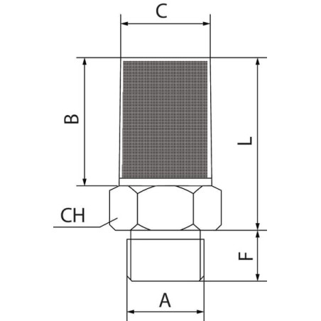 Silencieux parallèle UNIVERSEL SIL34MR