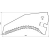Couteau d'ensilage UNIVERSEL SM06200