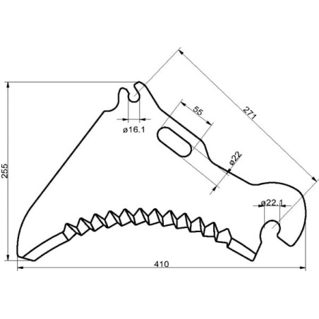 Couteau d'ensilage UNIVERSEL SM18690