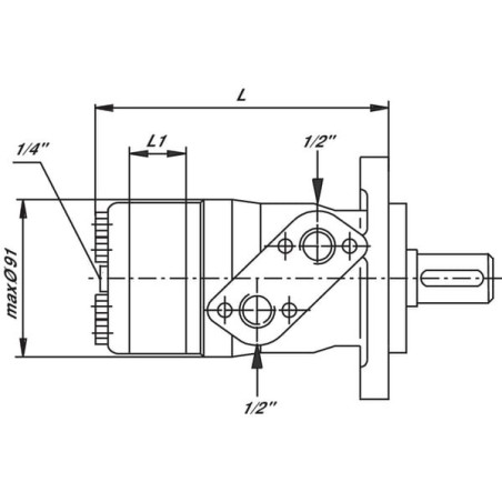 Moteur orbital GOPART SMH400A432YGP