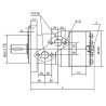 Moteur orbital GOPART SMR36A225YGP