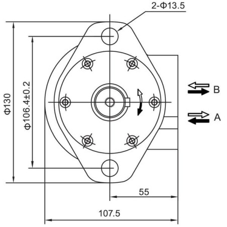Moteur orbital GOPART SMR400A225YGP