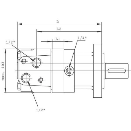 Moteur orbital GOPART SMS200E432D00GP