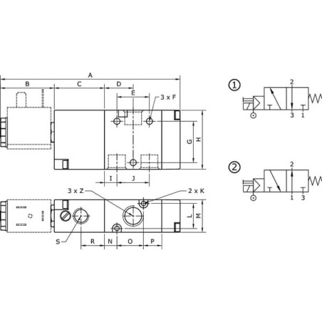 Vanne UNIVERSEL SOV32MS18NC