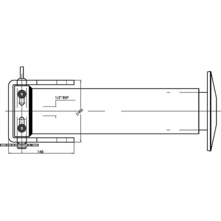 Pied béquille UNIVERSEL SP85250CS