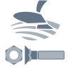Boulon avec écrou UNIVERSEL TB10456