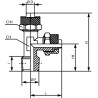 Fiche de raccord en T UNIVERSEL TCLPOT814