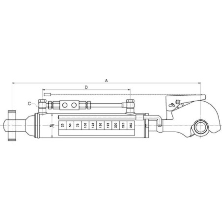 Barre de poussée hydraulique UNIVERSEL TCVNA3570185K3