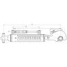Barre de poussée hydraulique UNIVERSEL TCVNA4090185K3