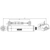 Barre de poussée hydraulique UNIVERSEL TCVNN305020011