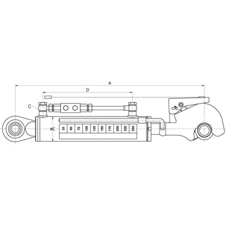 Barre de poussée hydraulique UNIVERSEL TCVNN305028522