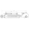 Barre de poussée hydraulique UNIVERSEL TCVNN357025023