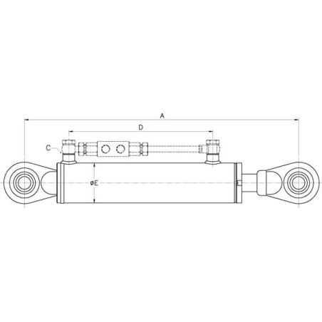 Barre de poussée hydraulique UNIVERSEL TEVHN305015011