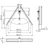 Triangle d'attelage UNIVERSEL TL150680