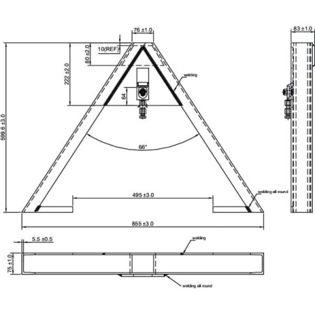 Triangle d'attelage UNIVERSEL TL150685