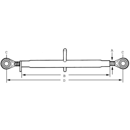Barre de poussée UNIVERSEL TL3702711KR