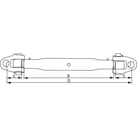 Barre de poussée UNIVERSEL TL40036254254KR