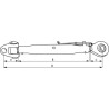 Barre de poussée UNIVERSEL TL400362542KR