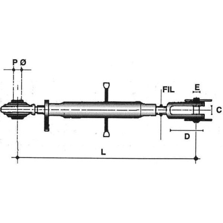 Chandelle de relevage UNIVERSEL TP443