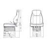Siège à suspension pneumatique GOPART TS54000GP
