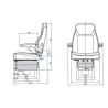 Siège à suspension pneumatique GOPART TS55000GP
