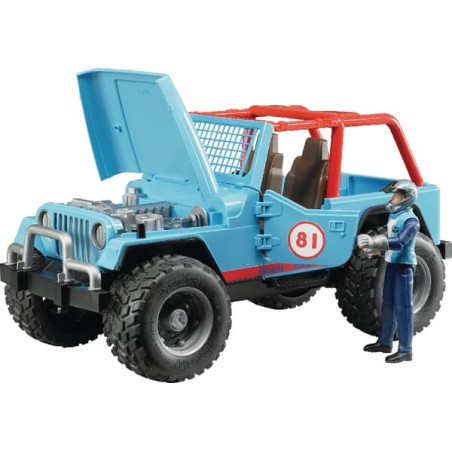 Jeep bleue miniature BRUDER U02541