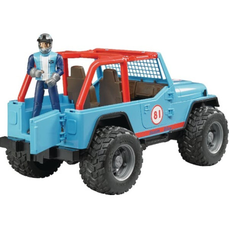 Jeep bleue miniature BRUDER U02541