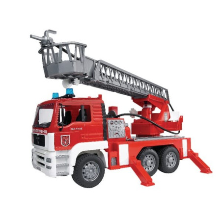 Camion de pompier avec échelle miniature BRUDER U02771