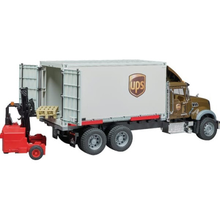 Camion de livraison avec chariot élévateur miniature BRUDER U02828