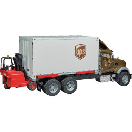 Camion de livraison avec chariot élévateur miniature BRUDER U02828