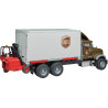 Camion de livraison avec chariot élévateur miniature BRUDER U02828