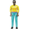 Figurine féminine avec pantalon turquoise BRUDER U60404